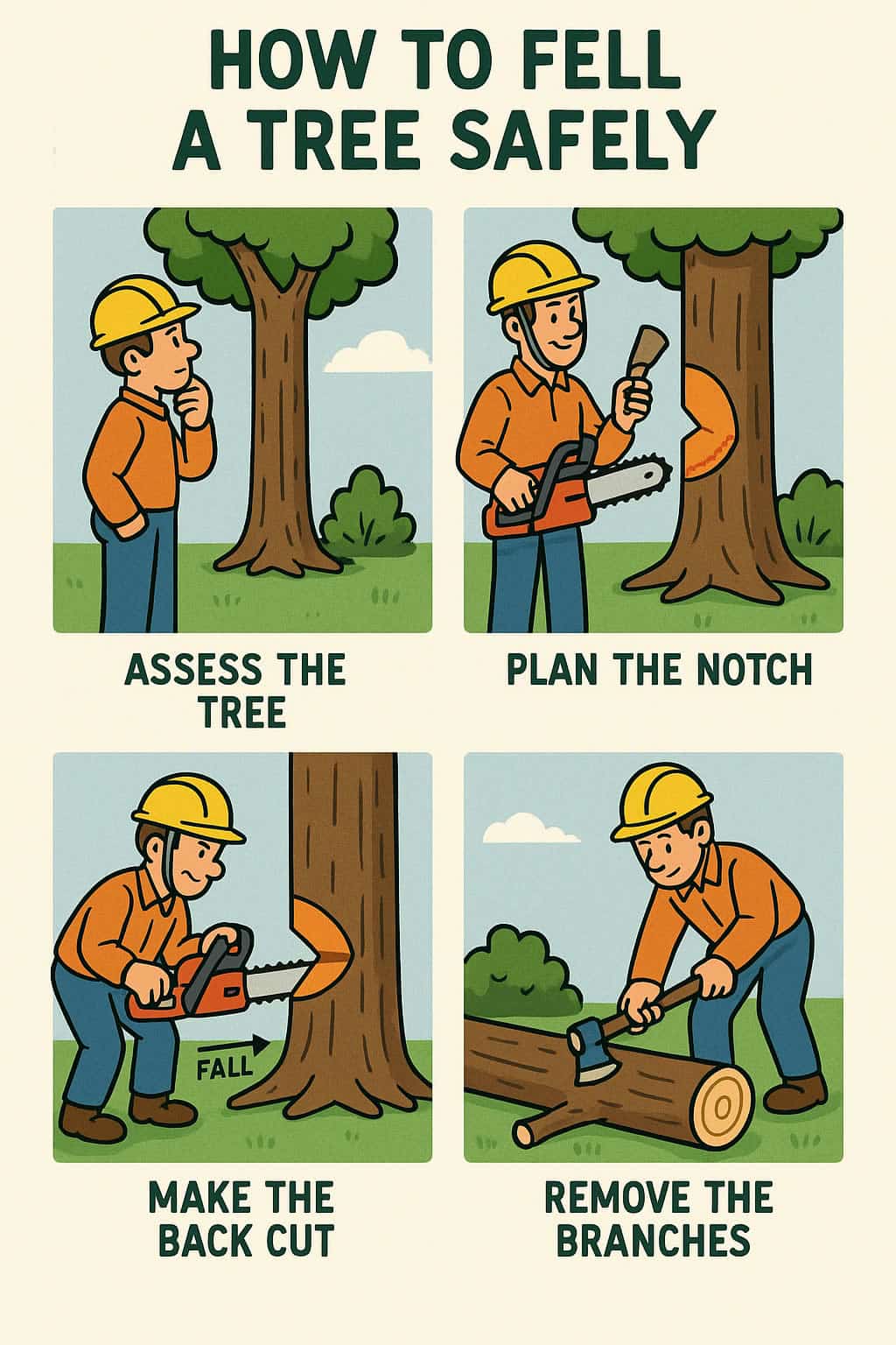 How to Fell a Tree Safely