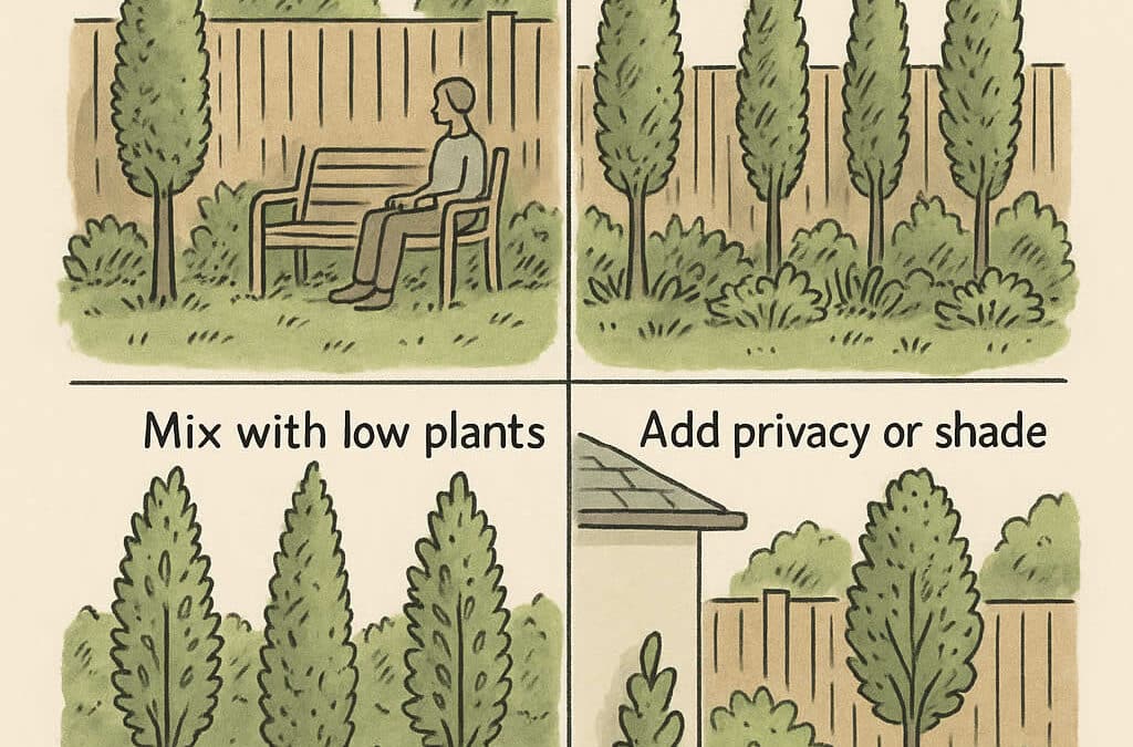 Narrow Trees You Can Use in Small Gardens